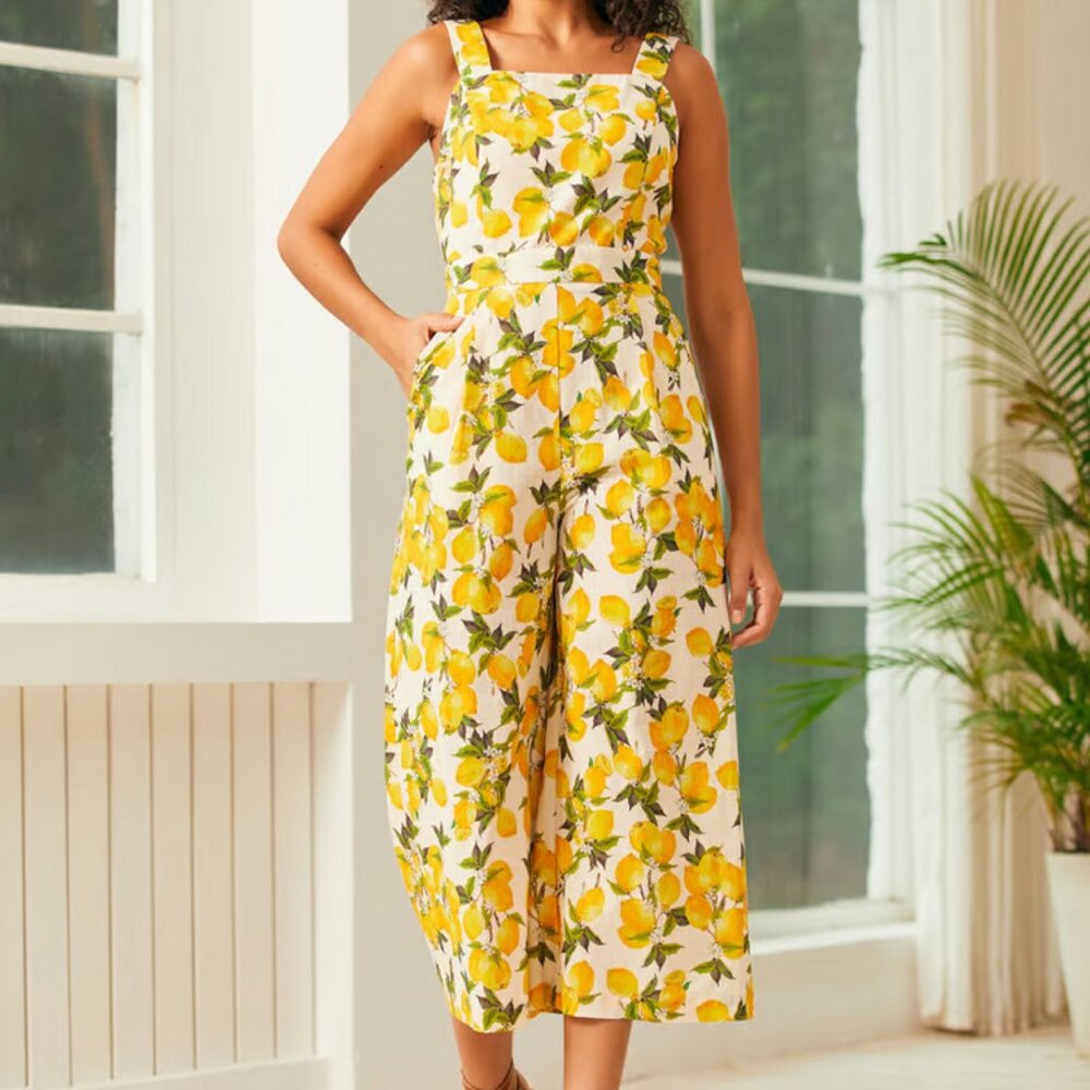 Lemon Print Jumpsuit